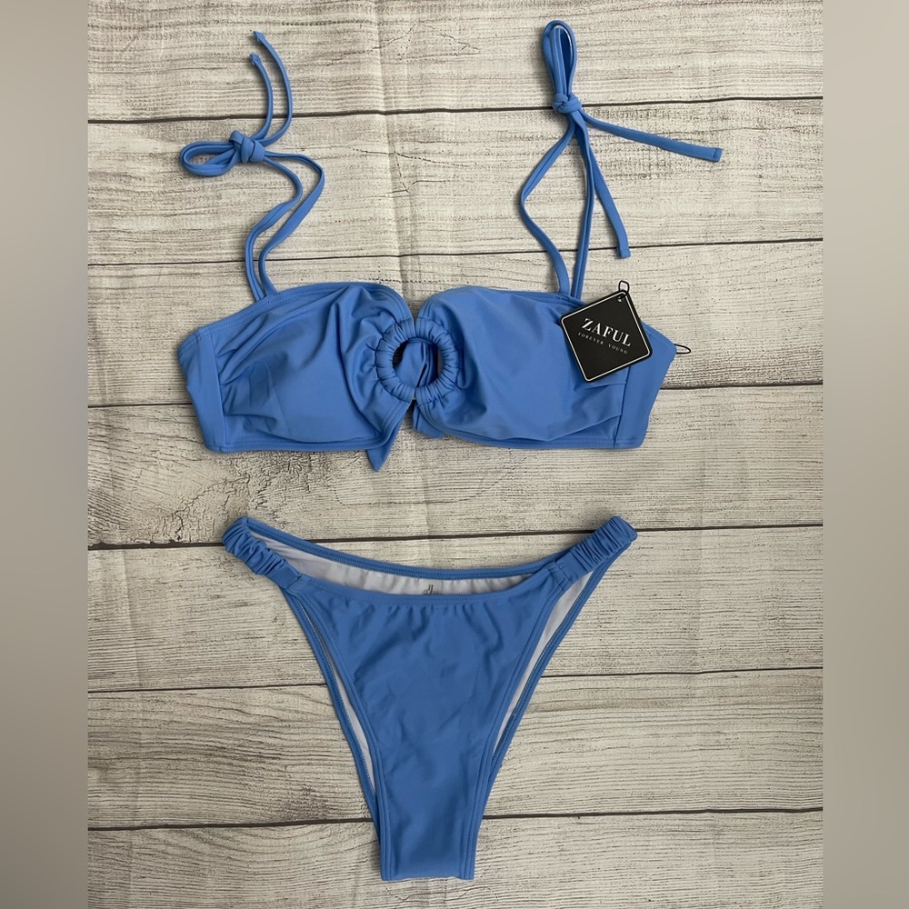 NEW Zaful Sky Blue Bikini (medium)